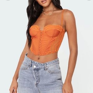 edikted Payton lace corset size XS